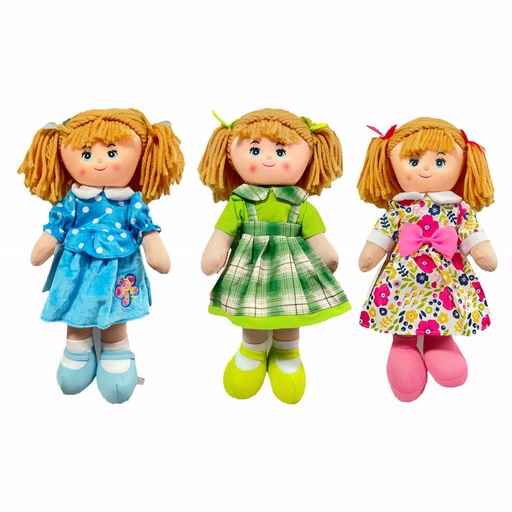 [NL16-2] Muñeca trapo mediana fina 40cm 