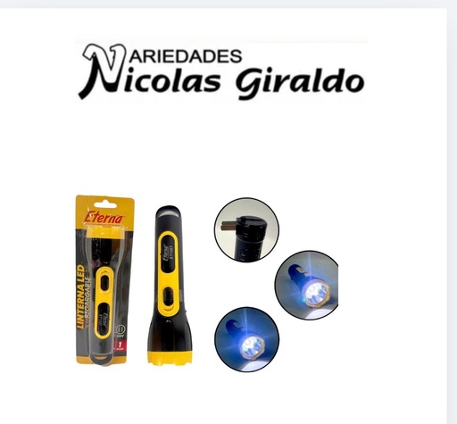 [ET1327] Linterna recargable eterna mediana 