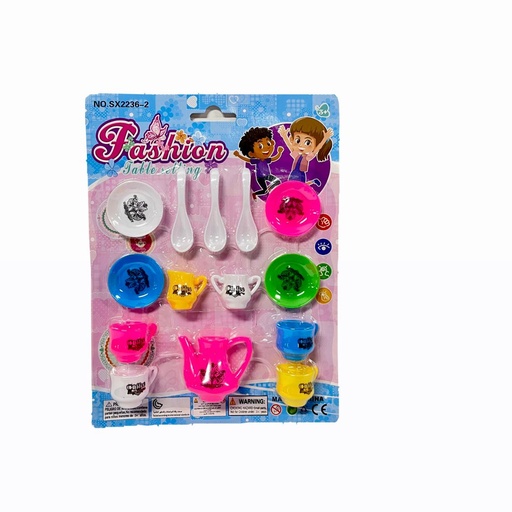 [MG53137] Vajilla infantil juego te carton pequeño