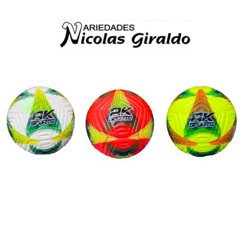 [AK9362] Balon futbol fino importado neon (AK)