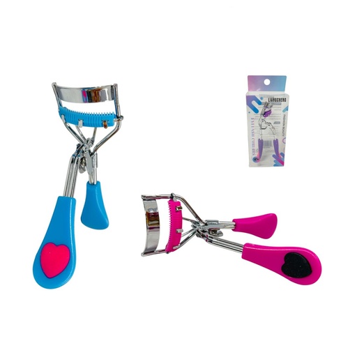 [SE7576] Encrespador fino corazon caja acetato 