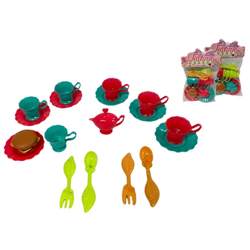 [MG53229] Vajilla infantil juego te bolsa pequeño