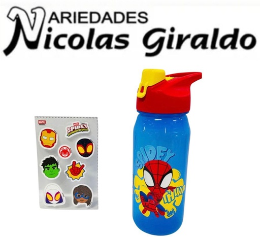 [BC-PR-373.SPY1] Termo botella zinc spiderman 