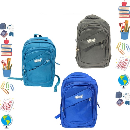 [DW831] Morral wilpa grande fondo entero hombre #16.5  