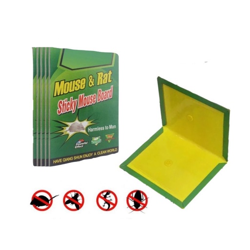 [AK2965] Pega rata grande carton verde 