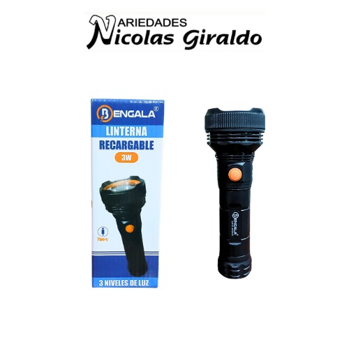 [BG5000] Linterna bengala recargable mediana