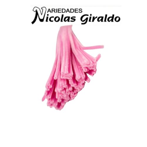 [GR423P] Limpia pipas escolar x100 rosado