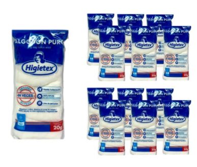 [GDDL-0020] Algodon higietex x20g PQTX12