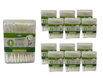 [ZPDLA-0050] Copito ecologico cuadrado x50 higietex PQTX12