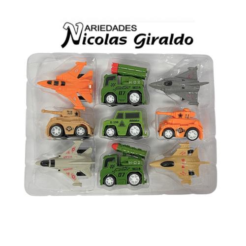 [CA10763] Carro impulso surtido mini x9 fino  