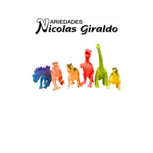 [CA4026] Animal dinosaurio chillon grande x6