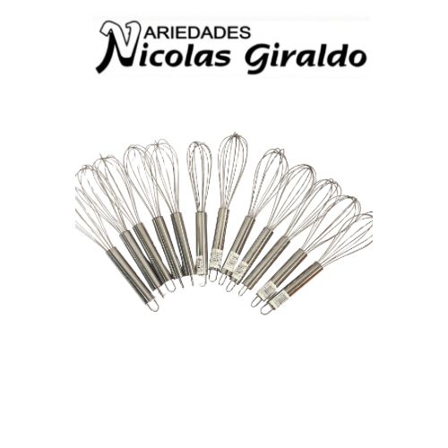 [YNC125-088] Batidor manual mediano 23CM PQT X12