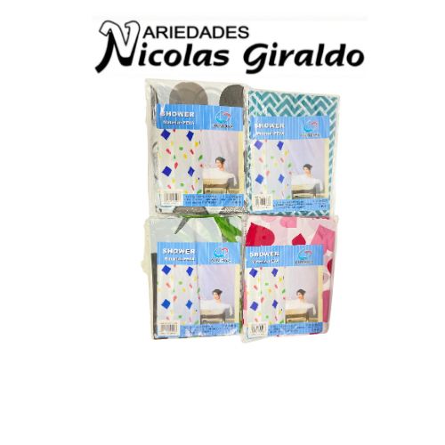 [YNC125-068] Cortina baño sencilla en bolsa