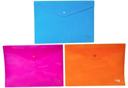 [ET351] Carpeta eterna plastica boton PQT X12