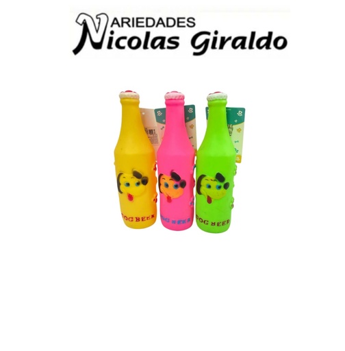 [SE7951] Juguete chillon mascota botella