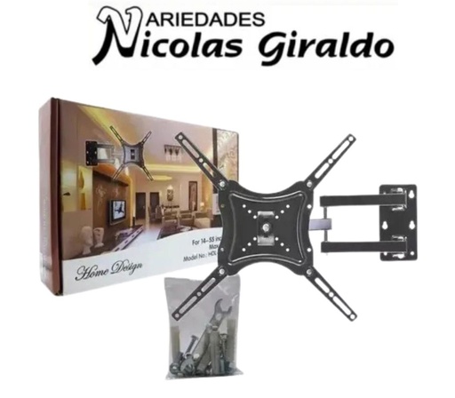 [HDL-117B-2] Soporte tv buje metal