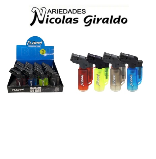 [FL-FP25] Flameador gas floppi pequeño caja x20