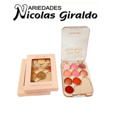 [AN1435] (8478)Sombra dama palette 10 tonos    