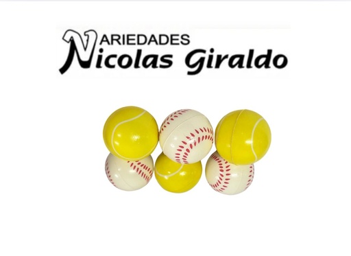 [PT23118] Pelota relajante deporte grande paq x6  