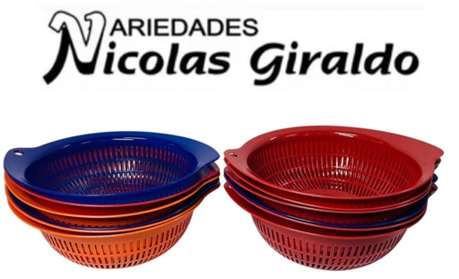 [FH031JEH] Escurridor de pastas color plastico PQT X12