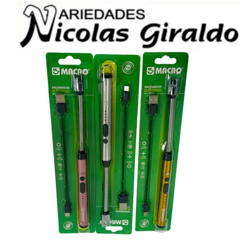 [MC-W123] Encendedor recargable de plasma macao