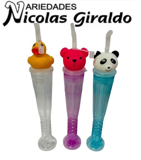 [YDK09] Termo piñatero largo tapa animales 