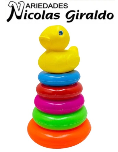 [CA1688] Didactico pato aros pequeña