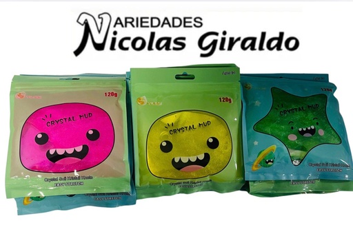 [SE6166] Slime bolsa 120g PQT X12 