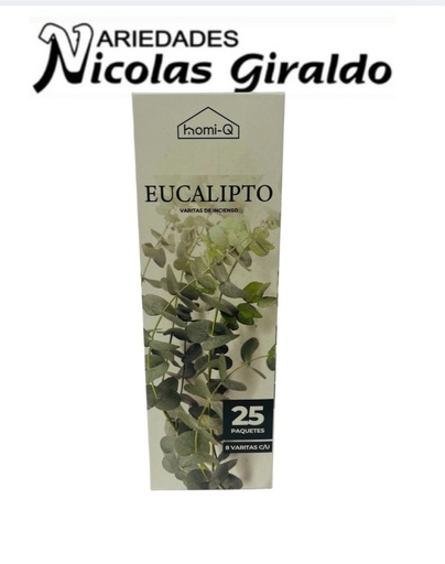 [HQHOMI-Q] Incienso homi-q x25 cajas eucalipto HQ310