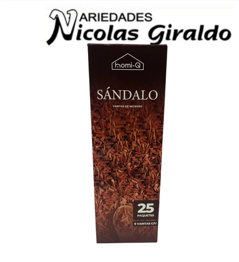 [HQHOMI-Q] Incienso homi-q x25 cajas sandalo HQ312