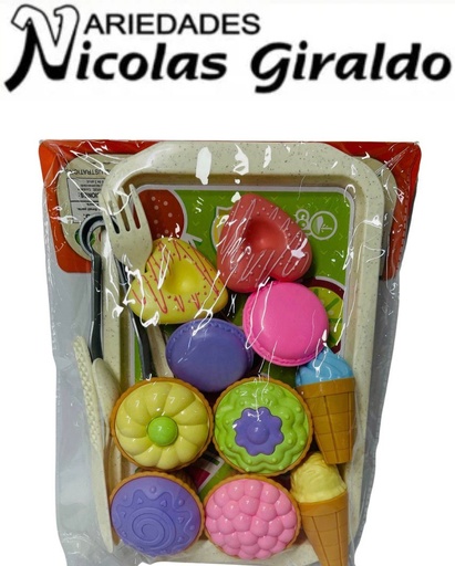 [CA10826] Vajilla infantil bandeja postres
