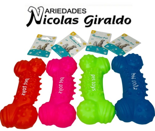 [SE7972] Juguete chillon mascota hueso 