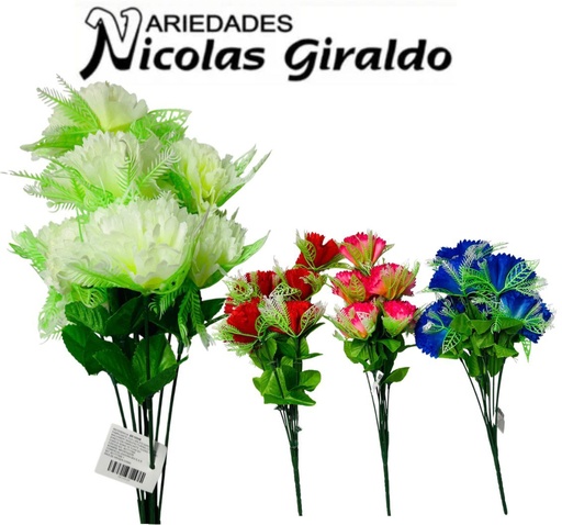 [SE10548] Flor ramo x10 surtida 