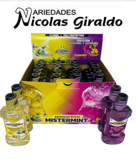 [M01*] Enjuague bucal mistermint pequeño CJ X24