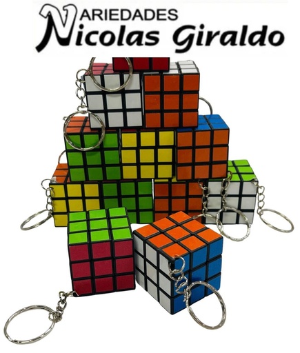 [CH20106] Llavero mini cubo magico X12