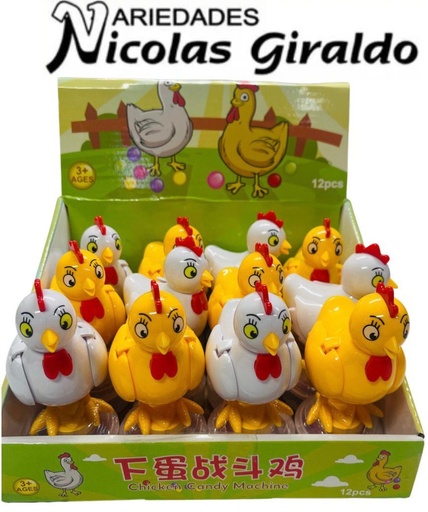 [HN2004001] Dulce juguete gallina CJ X12 