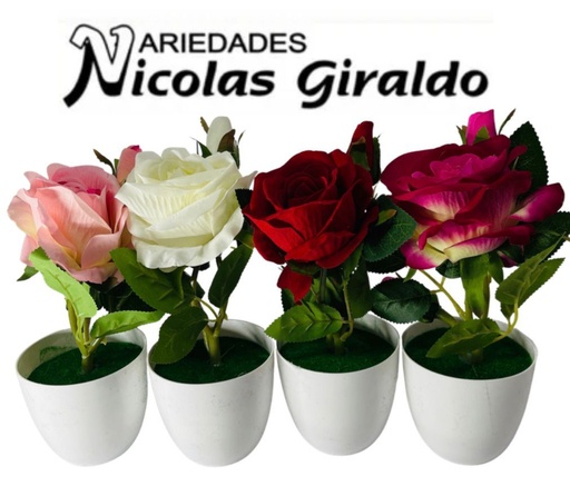 [2D-9517] Matera grande flor artificial    