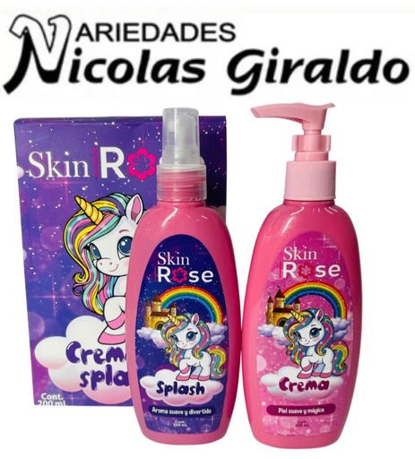 [KITX200] Kit splash mas crema infantil unicornio