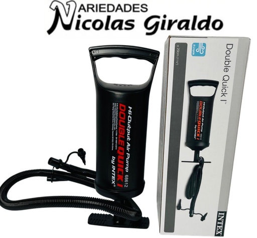 [68612] Inflador negro de piscina intex pequeño 