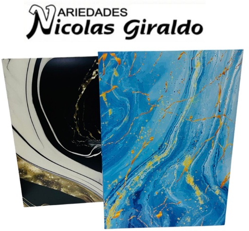 [MF12309] Caja regalo jumbo marmolizada grande mg5