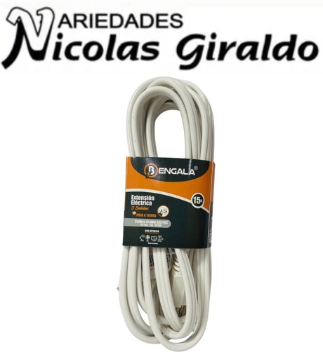 [BG4017] Extension blanca bengala fina 15FT   
