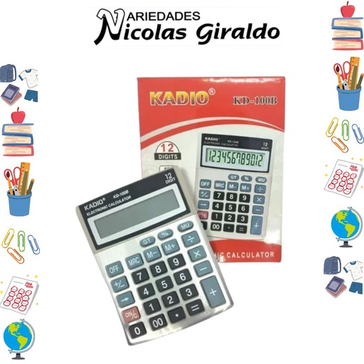[KD-100B] Calculadora kadio 100b
