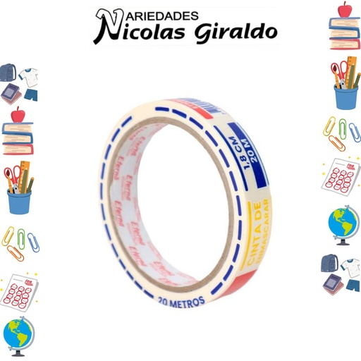 [ET1097] Cinta enmascarar 3/4 " mediana eterna