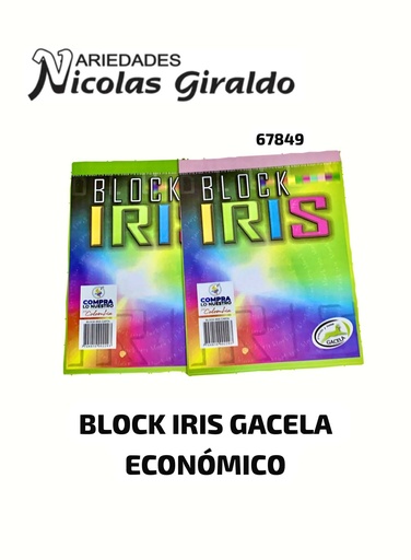 [67849] Block iris gacela economico
