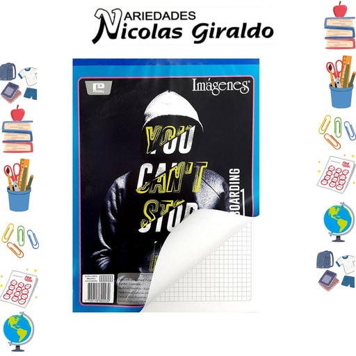 [544481] Block norma carta cuadros 