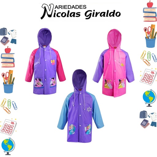 [P3658] Capa disney M niña