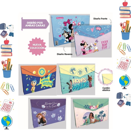 [P233] Carpeta primavera plastica fuelle niña