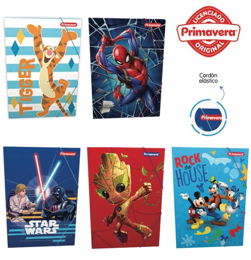 [P247] Carpeta primavera plastica liga niño