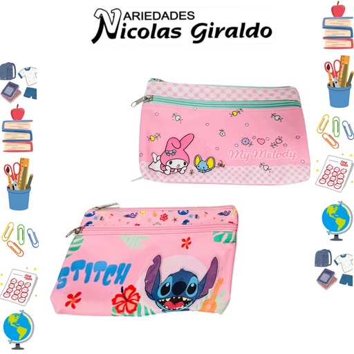 [C30217477] Cartuchera scribe 2 cierre niña