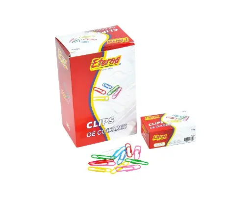 [ET120] Clip para papel x100 caja x10
